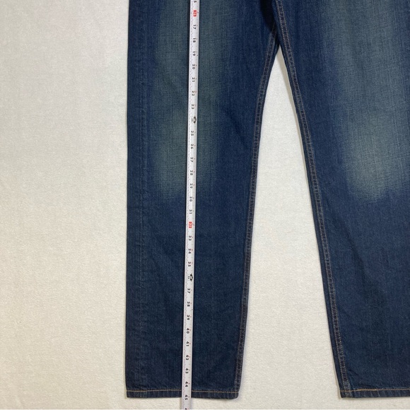 Levi's Strauss & Co Men’s Jeans Demin Regular 505 Straigh Fit Blue W38 L33 - Picture 6 of 14